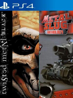 2 juegos en 1 Twisted Metal Black mas Metal Slug Anthology PS4