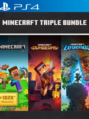 Minecraft Triple Bundle PS4